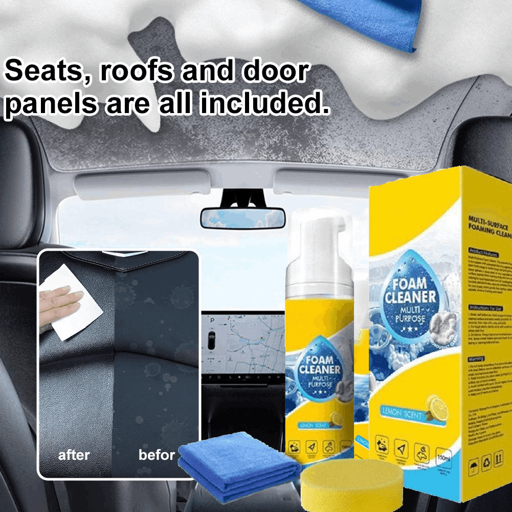 Leather Cleaner Interior - Uniwersalny środek czyszczący w formie pianki